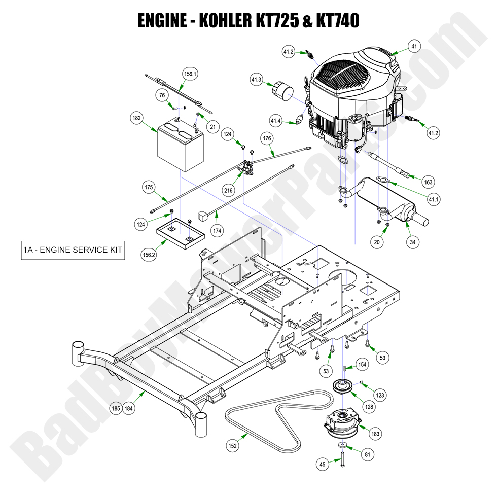 2023 MZ Rambler Engine - Kohler KT725